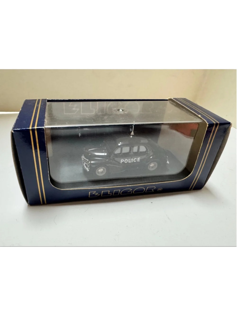 Eligor 1954 Renault 4 CV Police Parisienne 1:43 Scale Diecast Car Highway Patrol